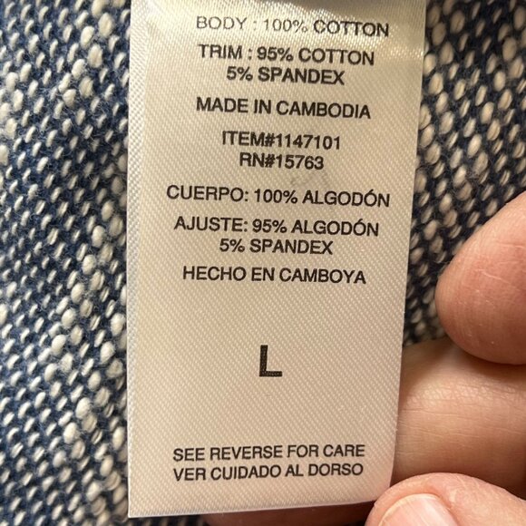 Champion Womens Blue Long-Sleeve Raglan Knit Pullover Sweatshirt Size L Cozy - Picture 11 of 15